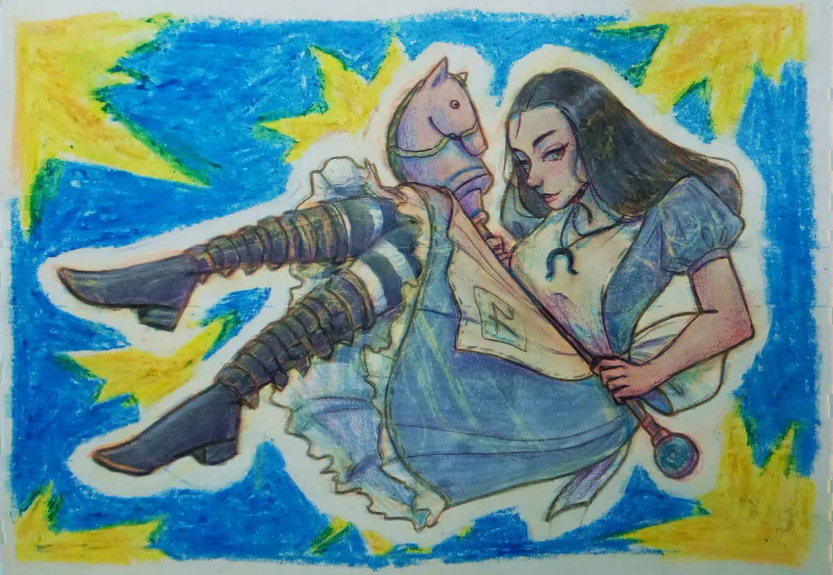 KotoChelLika's tweet photo. #AliceMadnessReturns #fanart #ukrart #traditionalart #osart #украрт https://t.co/Kb4bgJ69uI