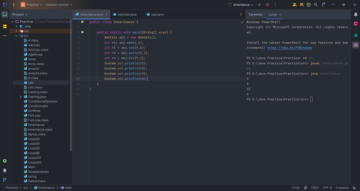 nashdev97's tweet photo. Day 27 #30Daysofcode   

Remember: Practice, practice, practice, and then practice some more!  #java #LearnToCode #learninginpublic

@Oracle https://t.co/ZcQAyCdEmh