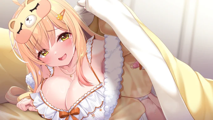 「どうしたの?こっちおいでよ」#杏都める #速勃メ絵ル 