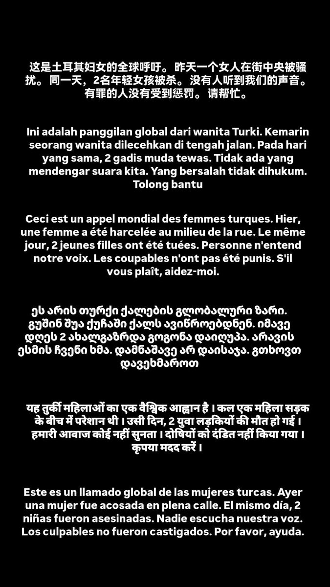 turkish women has no real security they want to live they want to walk in the streets with no worry in their minds they want to live normal  please help us
 <a href="/bbcworldservice/">BBC World Service</a> <a href="/NHKWORLD_News/">NHK WORLD News</a> <a href="/nhk_news/">NHKニュース</a> <a href="/nhk/">NHK</a> #turkishwomenneedhelp