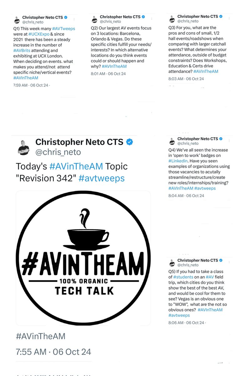 #AVinTheAM tweet media