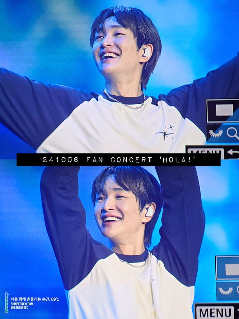 89degreec's tweet photo. 241006 팬콘서트 'Hola!' 온유🎵 이진기 안사랑하는법 알려주세요...🫠 https://t.co/aQAaO5jpqR