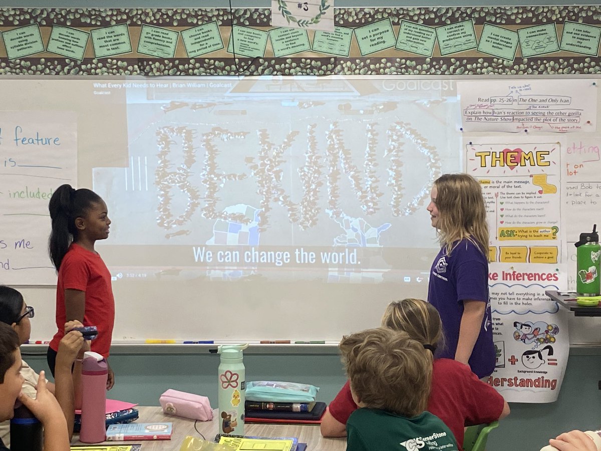Learned about becoming World Changers one small act of kindness at a time.  We had a Kindness Rap battle to give us lots of great ideas.  #gr8gators <a href="/GardenRidgeES/">Garden Ridge ES</a>