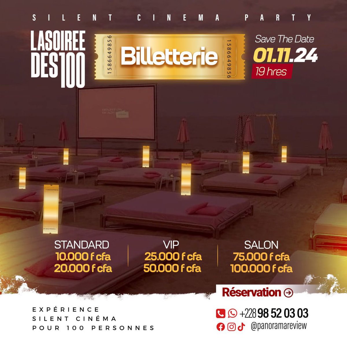 La billetterie est ouverte et vous avez toutes les informations via un BOT qui répond instantanément à vos questions sur le concept ou pour réserver 
Commencez à réserver dès maintenant , je vous envoie le BOT venez dm seulement 🤭
#tgtwittos🥲 venez oh