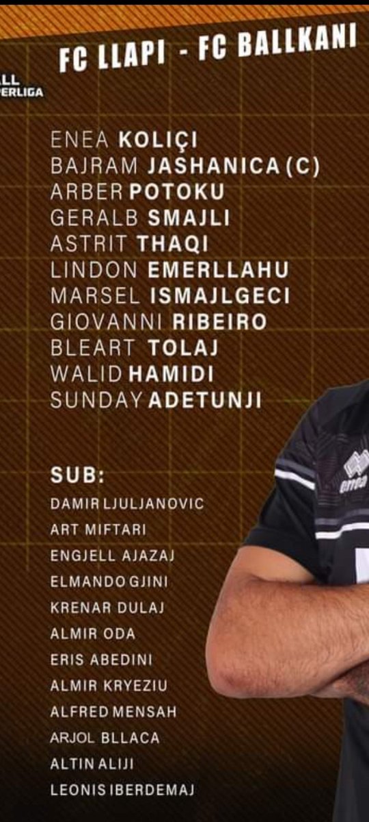 socceralgeria3's tweet image. #Hamidi titulaire vs Llapi