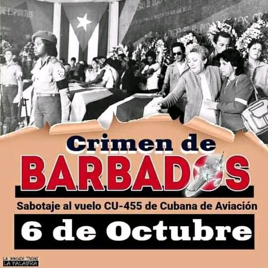 No podemos decir que el dolor se comparte, el dolor se multiplica. Millones de cubanos lloramos hoy ante las víctimas del abominable crimen, cuando un pueblo enérgico y viril llora ¡la injusticia tiembla!#FidelCastro 
#TenemosMemoria
#MujeresEnRevolución