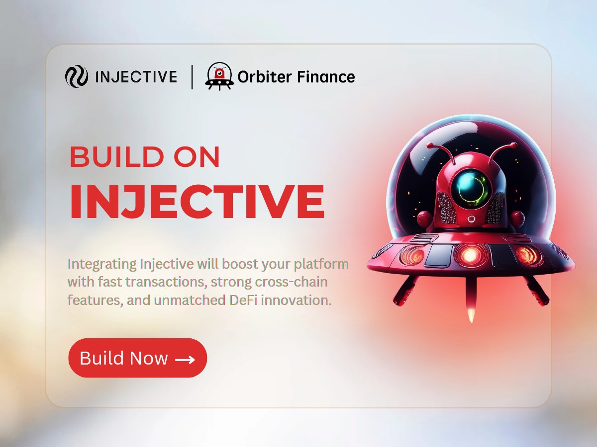 SmartRaja215680's tweet photo. Dear @Orbiter_Finance Team,

I believe it’s the perfect time to consider integrating with @Injective. 

This collaboration would benefit both teams by improving transaction speeds, reducing costs, and expanding our reach in the Web3 space. https://t.co/jf5rIBCCQd