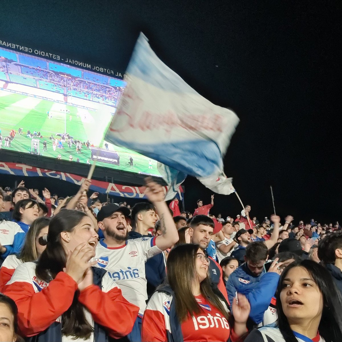SteveMovesAbout's tweet photo. On this day last year, Estadio Centenario, Montevideo, Uruguay 🇺🇾.

The stafium hosted the first #WorldCup final in 1930 - not quite the same atmosphere when we were there for a Nacional game, but the wife got into the spirit! 

#TravelInspiration #travelblogger https://t.co/SGxAXoX72H