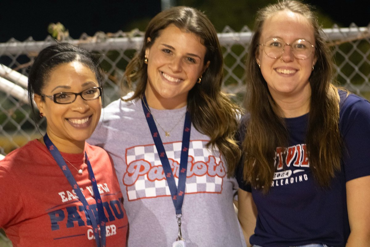 Thank you Coach Ramirez,  KJ and Truett for providing leadership and striving to make our Patriot Cheer team better ! We beliEVe we have some great coaches.