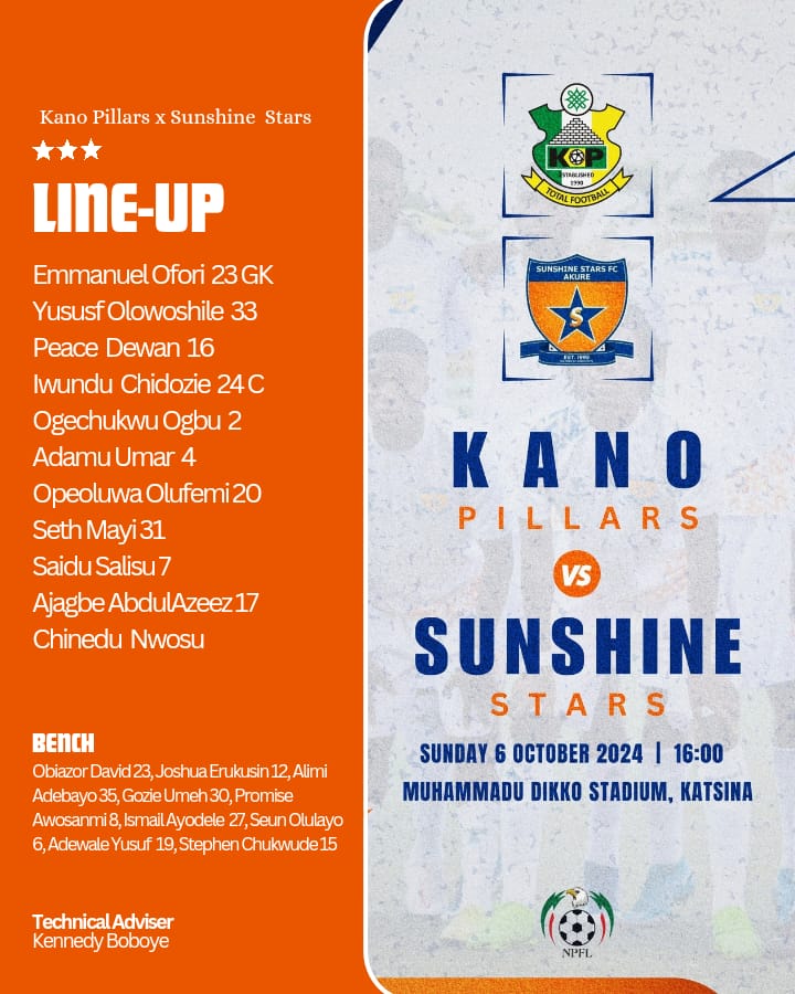 Pillars feel Sunshine in Katsina