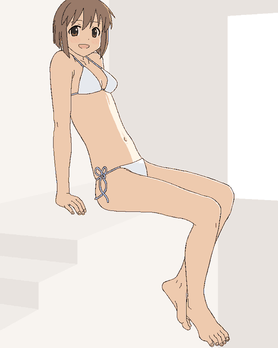 ボテを先に描いてから平ら差分を作ってみたところやはり胴長気味になる 