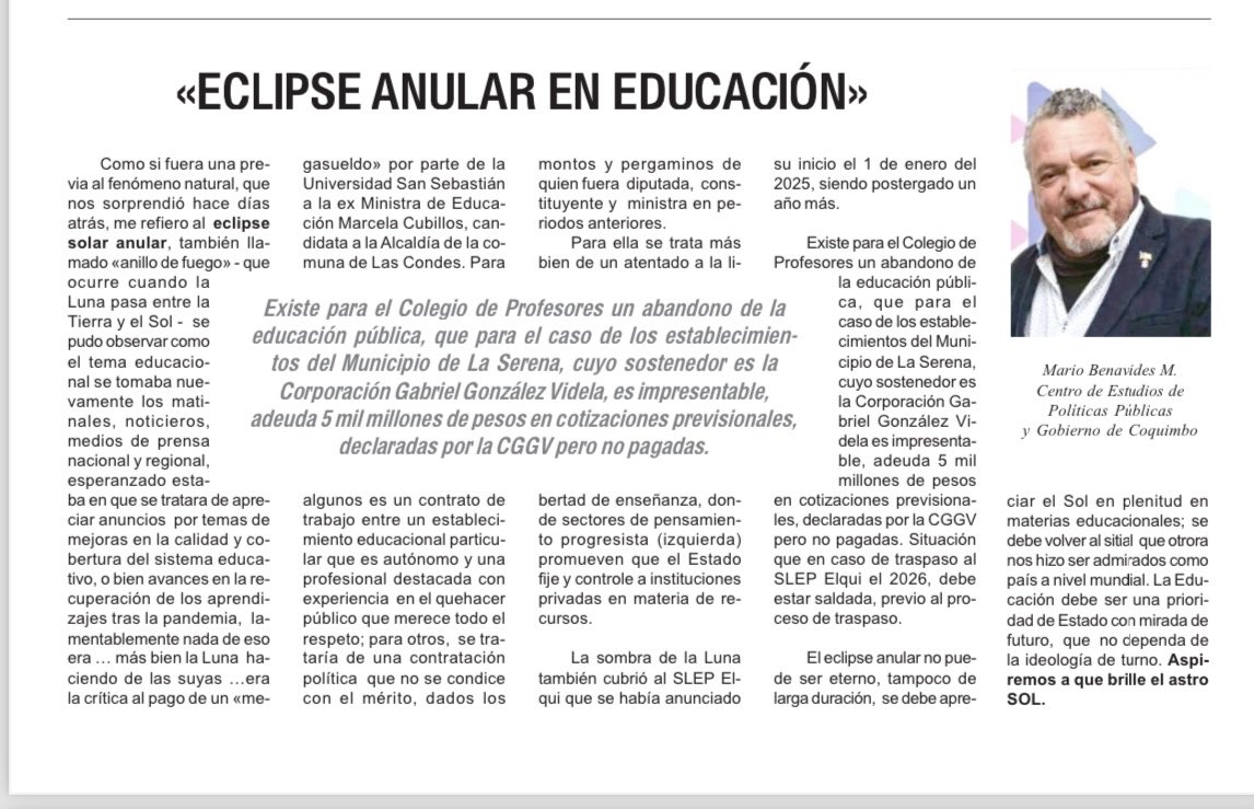 Benavides_CORE's tweet photo. Comparto columna de opinión https://t.co/dUm9bxIoA6