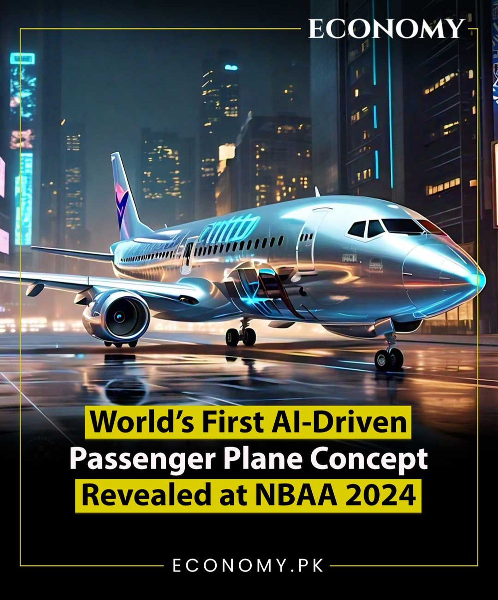 Experience the future of air travel with the first-ever AI-powered passenger plane! With an autonomous cockpit, innovative cabin design, touch-screen windows, and sustainable fuel technology, this aircraft is set to transform the skies. No wing-mounted engines—just cutting-edge