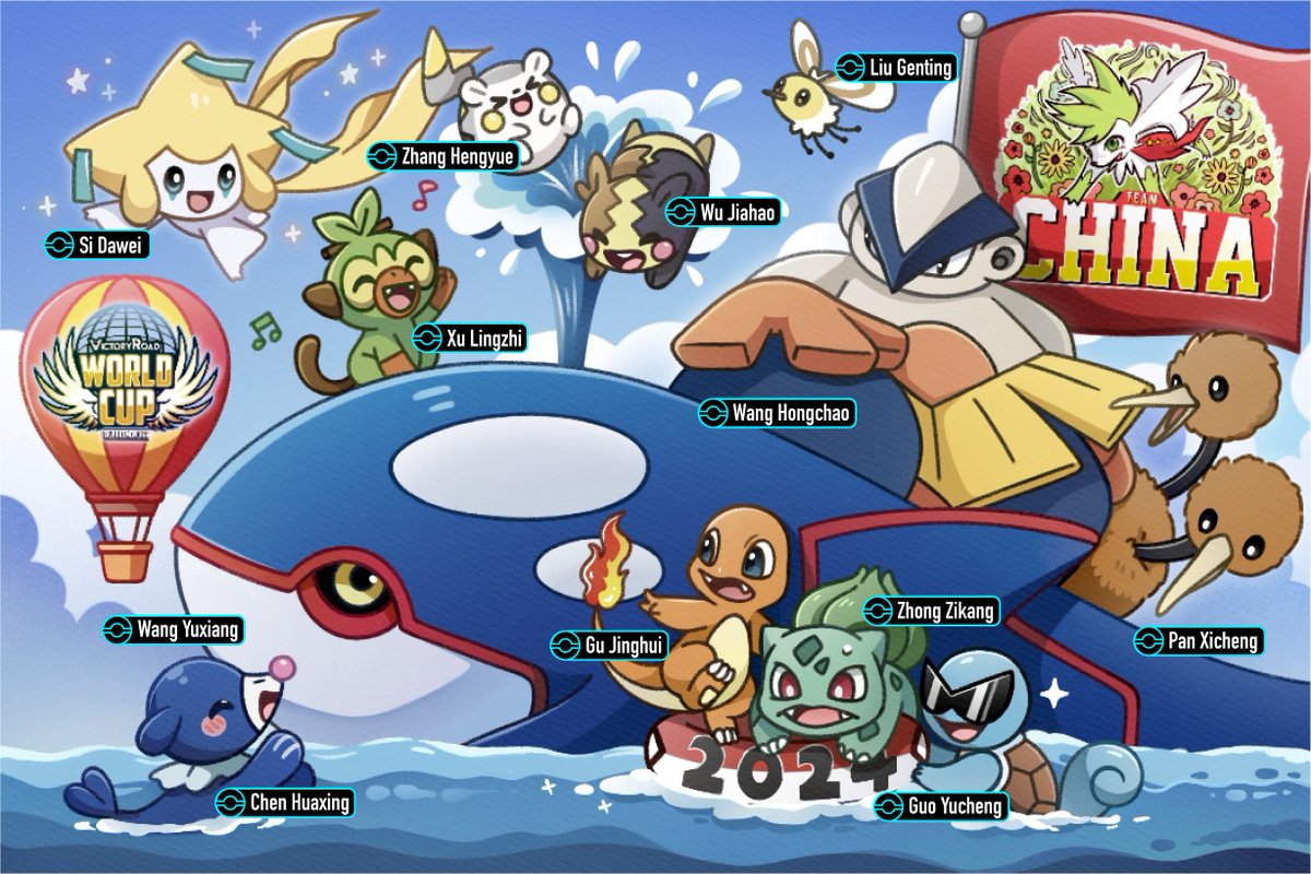 Yihui Xurkitree🇨🇳 (@yihuivgc) on Twitter photo A bit late but here's the roster for China in VR World Cup!
<a href="/sunoru_sidw/">スノル</a>
<a href="/HengyueZ/">Hengyue Zhang🇨🇳 counting stars</a>
<a href="/SG_ToumaKazusa/">KyogreSG</a>
<a href="/shulivgc/">shulivgc</a>
<a href="/hvlief48729/">Huiling_Chen</a>
<a href="/wood17619332/">wood</a>
<a href="/JendodoJ10550/">JendodoJendo</a>
<a href="/bingx1224/">bingxxxxxx</a>
Wang Hongchao
Zhong Zikang
Xu Lingzhi
Liu Genting
Managed by:
<a href="/ChongjunVGC/">Chongjun P</a> <a href="/Ariamizumiya/">露娜比亚VGC</a> <a href="/setsuku801/">🏳️⚧️ 節栩 Setsuku ♱ 唯々生きたい ♱</a> and me A bit late but here's the roster for China in VR World Cup!
<a href="/sunoru_sidw/">スノル</a>
<a href="/HengyueZ/">Hengyue Zhang🇨🇳 counting stars</a>
<a href="/SG_ToumaKazusa/">KyogreSG</a>
<a href="/shulivgc/">shulivgc</a>
<a href="/hvlief48729/">Huiling_Chen</a>
<a href="/wood17619332/">wood</a>
<a href="/JendodoJ10550/">JendodoJendo</a>
<a href="/bingx1224/">bingxxxxxx</a>
Wang Hongchao
Zhong Zikang
Xu Lingzhi
Liu Genting
Managed by:
<a href="/ChongjunVGC/">Chongjun P</a> <a href="/Ariamizumiya/">露娜比亚VGC</a> <a href="/setsuku801/">🏳️⚧️ 節栩 Setsuku ♱ 唯々生きたい ♱</a> and me