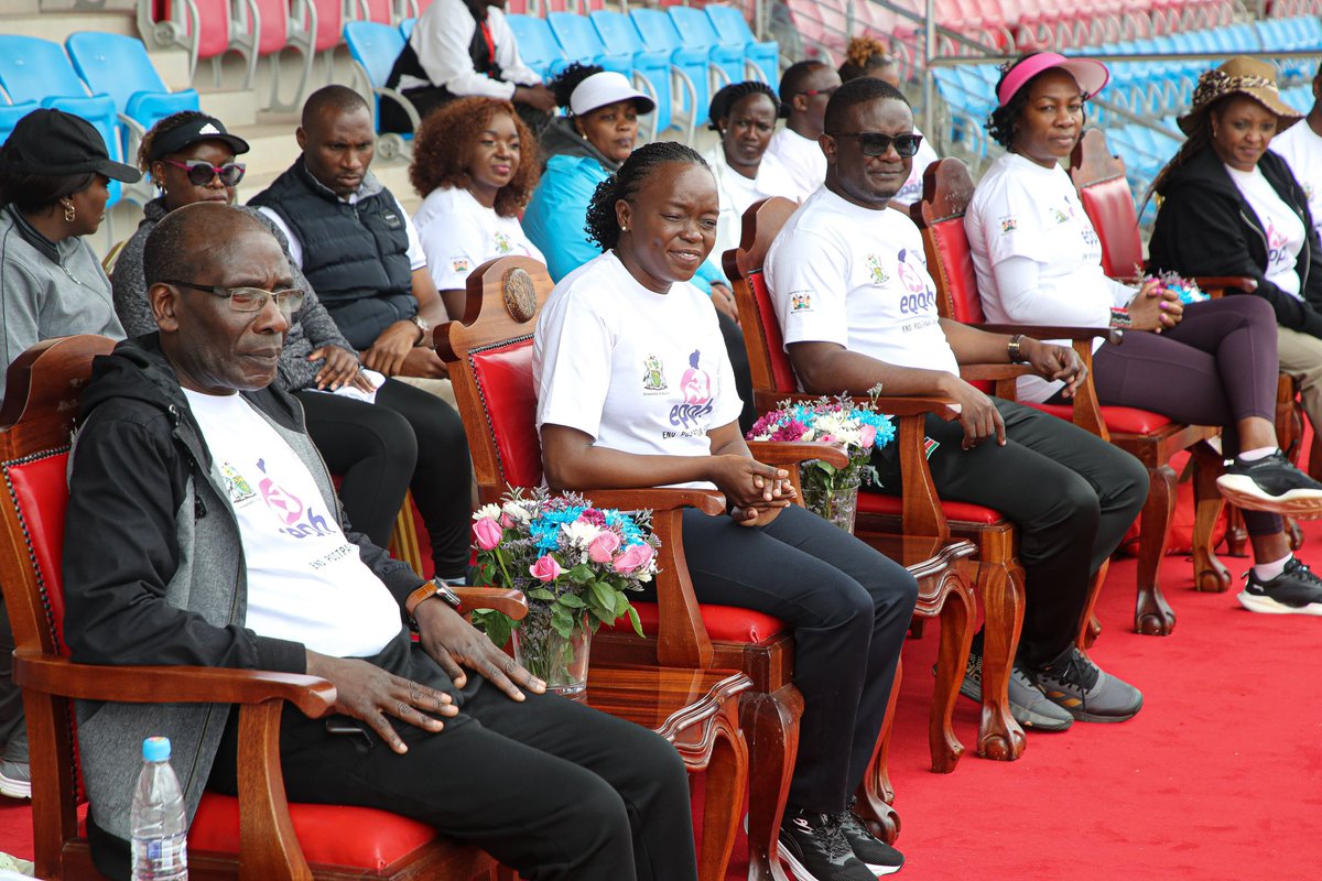 MOH_Kenya's tweet image. Health Cabinet Secretary Dr. @DeboraBarasa has urged urgent efforts to address Postpartum Hemorrhage (PPH), the leading cause of maternal deaths in Kenya. Speaking at the inaugural EndPPH Run, organized by the University of Nairobi, Kenya Obstetrical and Gynaecological Society…
