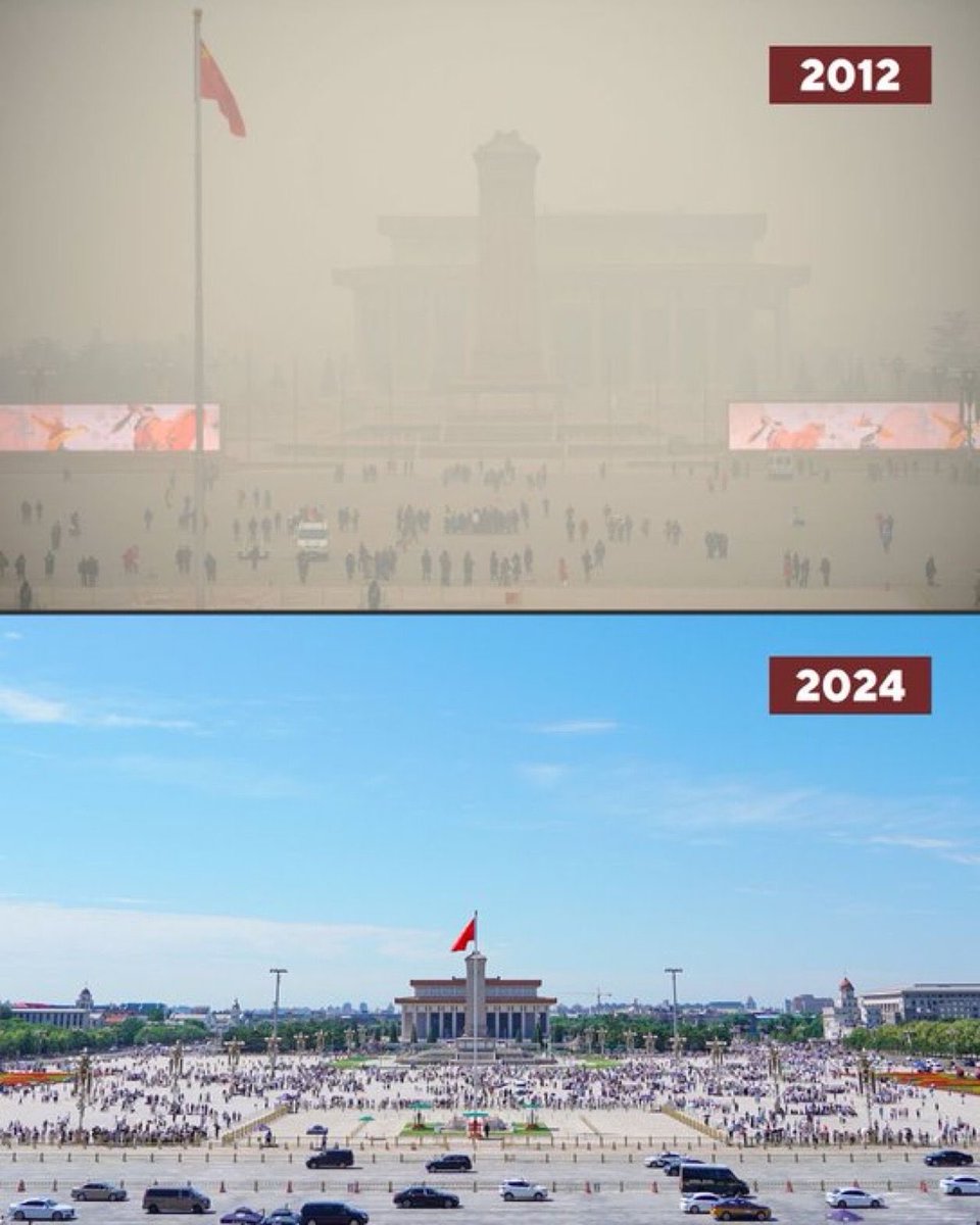 GabbbarSingh's tweet image. This is China. They solved their pollution.  Do you think it’s possible in a Democracy, where vote bank politics is supreme? Everybody voting on caste and religious lines. Farmers will burn parali again, and this year they will March into Delhi to strangulate the roads as well.…