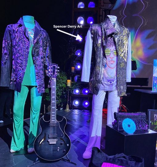 An art illustration I  <a href="/SpencerDerryART/">Spencer J Derry ART</a> created in June 2014 for Prince. The artwork was going to be used to promote Essence Fest 2014. The Tunic is seen on Paisley Park Sound Stage 2024. #prince #paisleypark

Thanks 4 sending <a href="/PrinceMuseum/">Prince Museum</a>