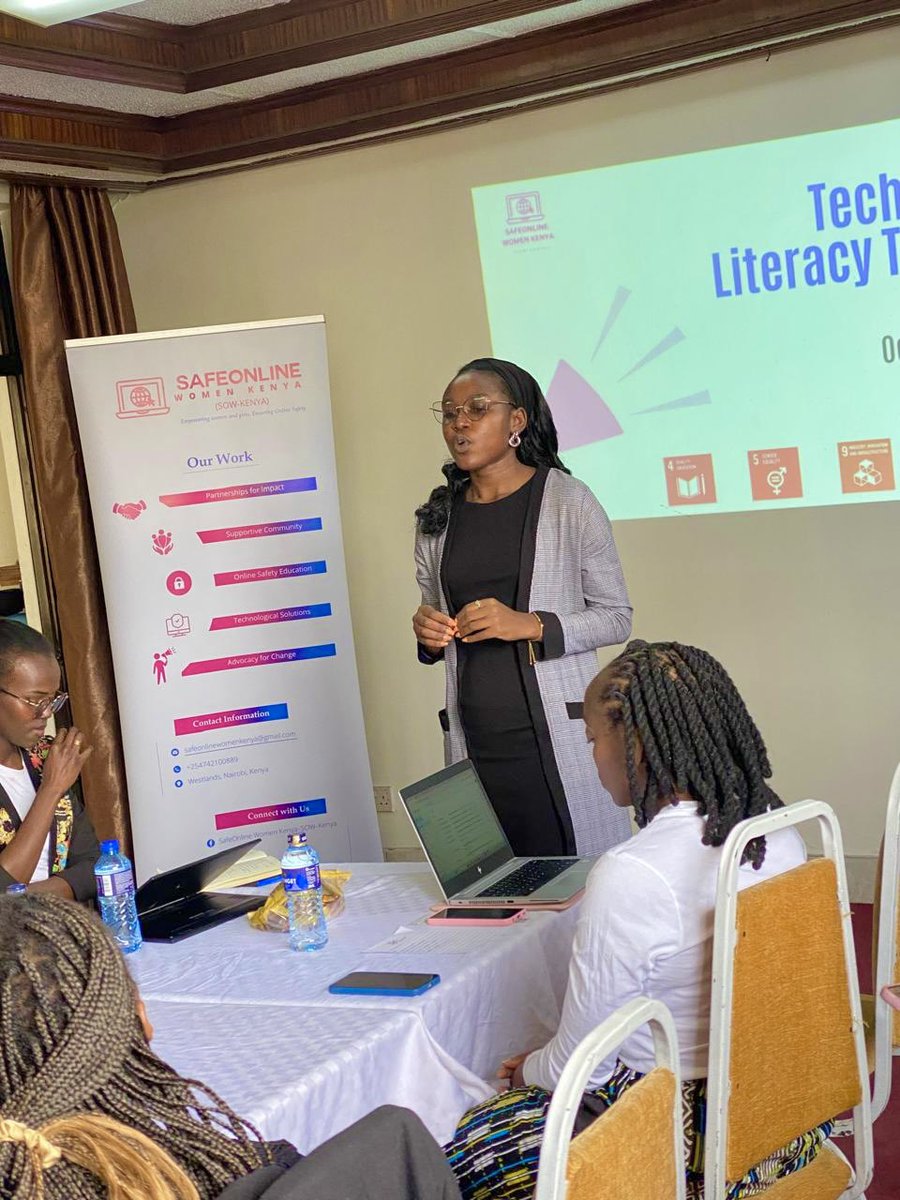 SafeonlineK's tweet image. Our Organization Secretary Julie Radol  delved into Cybersecurity, guiding participants through the essential tools and strategies to protect themselves from online threats. 
#techsecure