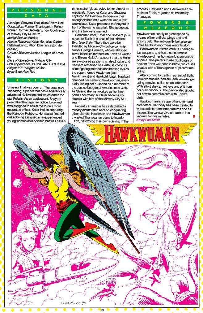 JLIpodcast's tweet photo. Check out today's new episode of WHO'S WHO REVIEW! Shag &amp; Rob use the randomizer to dip back into the original WHO'S WHO &amp; take a fresh look at classic entries. Featuring the original WHO'S WHO entries for JLI characters... Major Disaster &amp; Hawkwoman! 
https://t.co/QsowXC9ghb https://t.co/VwfWnOYL4Z