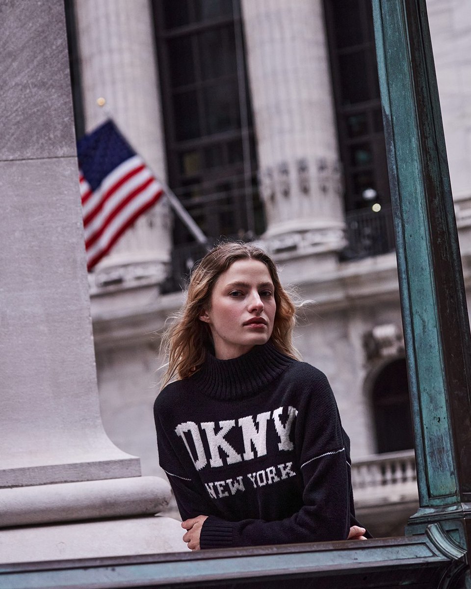 Sweater weather and city adventures await. 

#DKNY