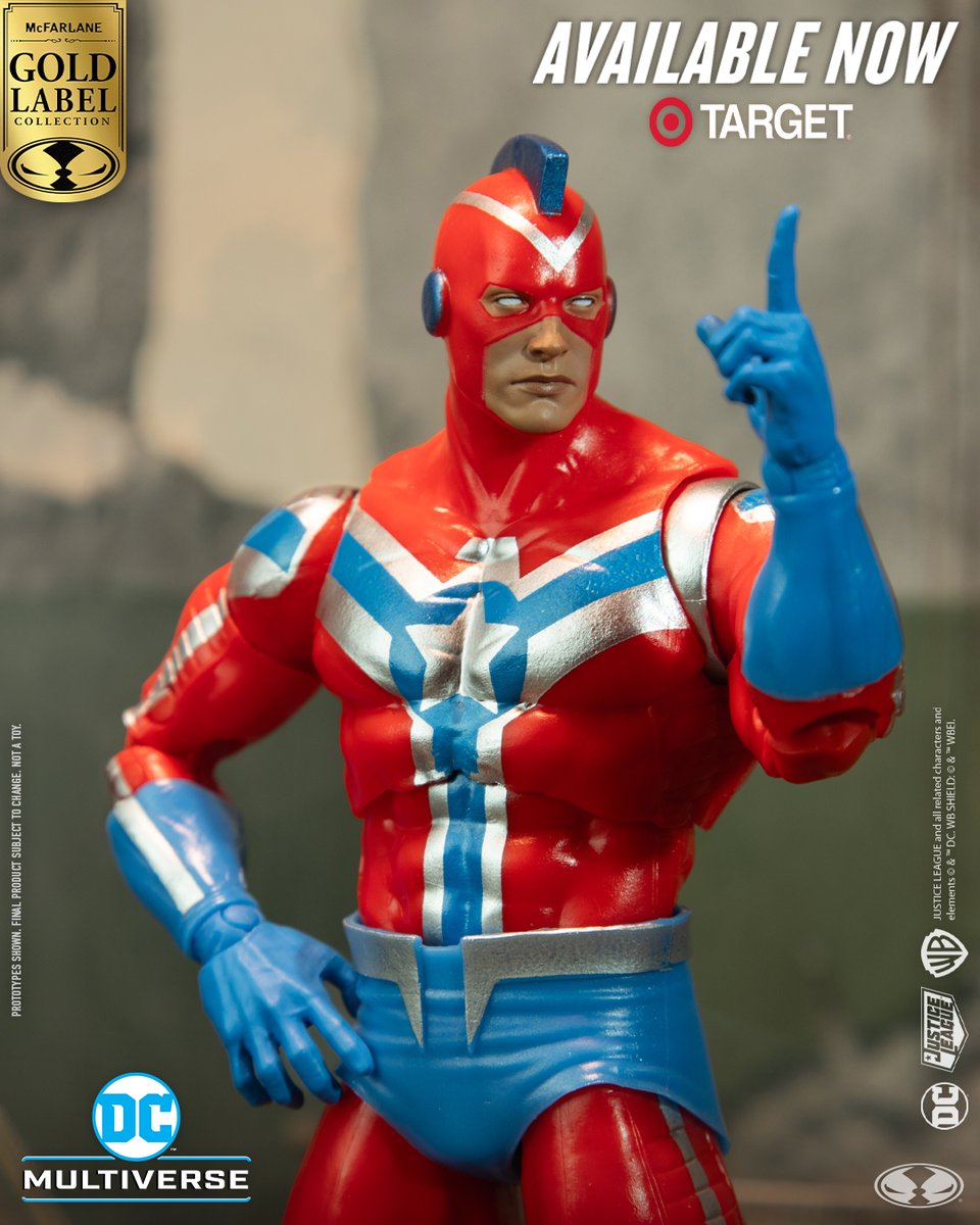 mcfarlanetoys's tweet photo. Commander Steel™ (JSA) is available for AVAILABLE NOW exclusively at @Target!
➡️ https://t.co/SE8UFhr7us

7" scale figure includes 4 extra hands, base and collectible art card. 

#McFarlaneToys #DCMultiverse #CommanderSteel #JSA #DCComics #Target https://t.co/TKh69pNH3q
