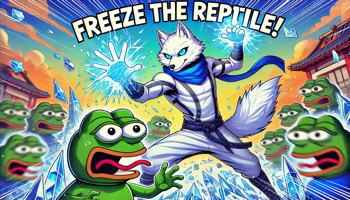 "Freeze, Pepe! The chill is coming for you.
Feel the cold as it creeps in,
The frostbite is near,
Your reign ends here