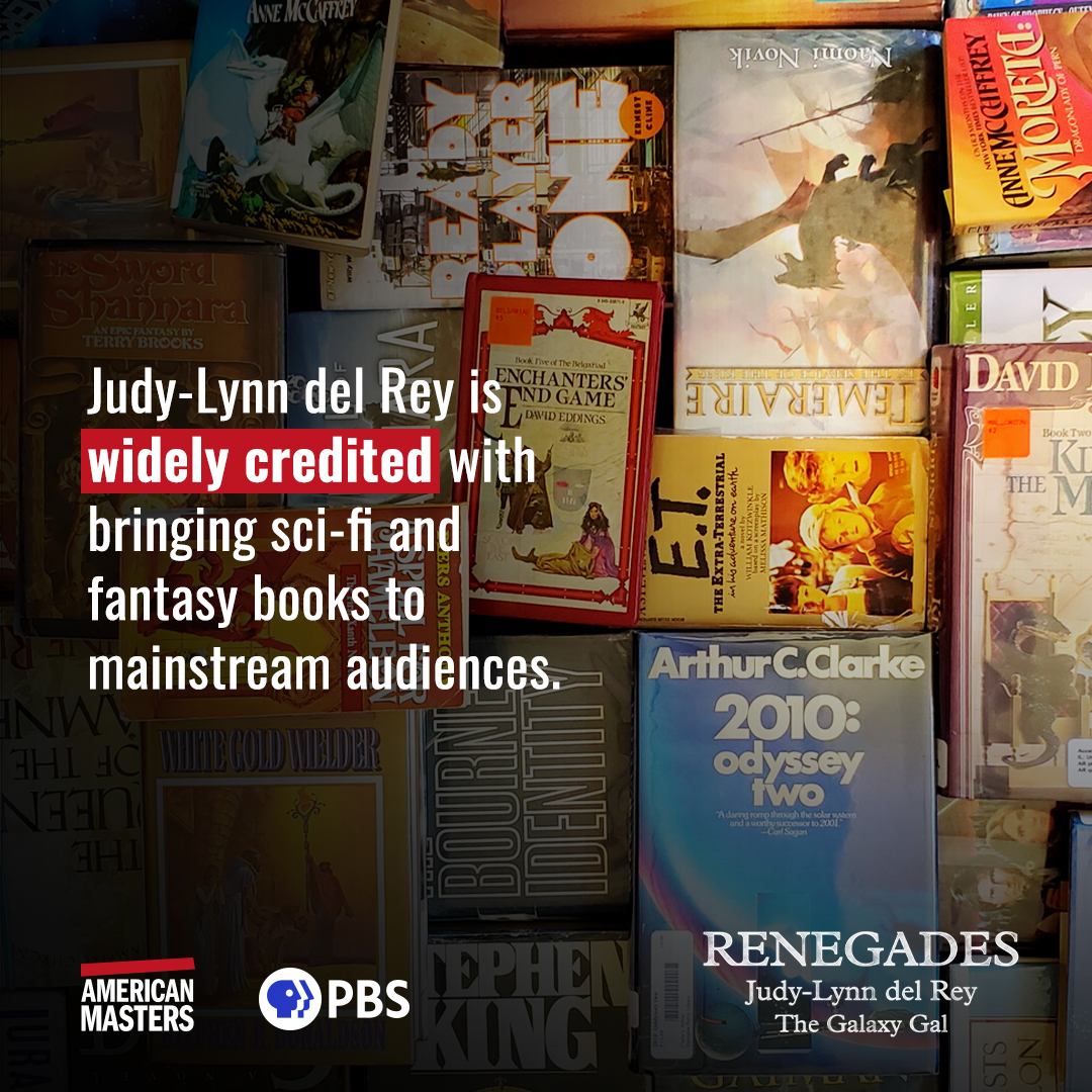Meet the woman behind Del Rey Books. “Renegades: Judy-Lynn del Rey” is now streaming: ow.ly/MX2X50Tjmmk