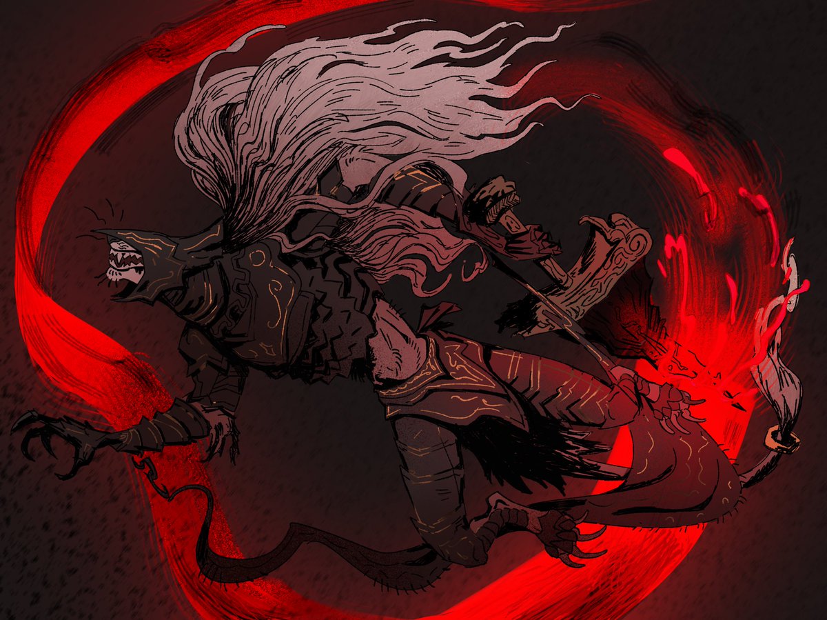 “O Death, Become my Blade once more” 
#ELDENRING #Maliketh