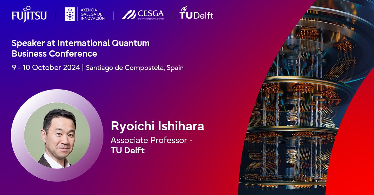 ryoichiishihara's tweet photo. Next week I will give an invited talk at the International Quantum Business Conference in Santiago de Compostela, Spain. @FujitsuOfficial will host the event in collaboration with @CESGA_  and the regional government of Galicia. https://t.co/wb0bcLoqjI #QuantumComputing https://t.co/So22wiyxmT