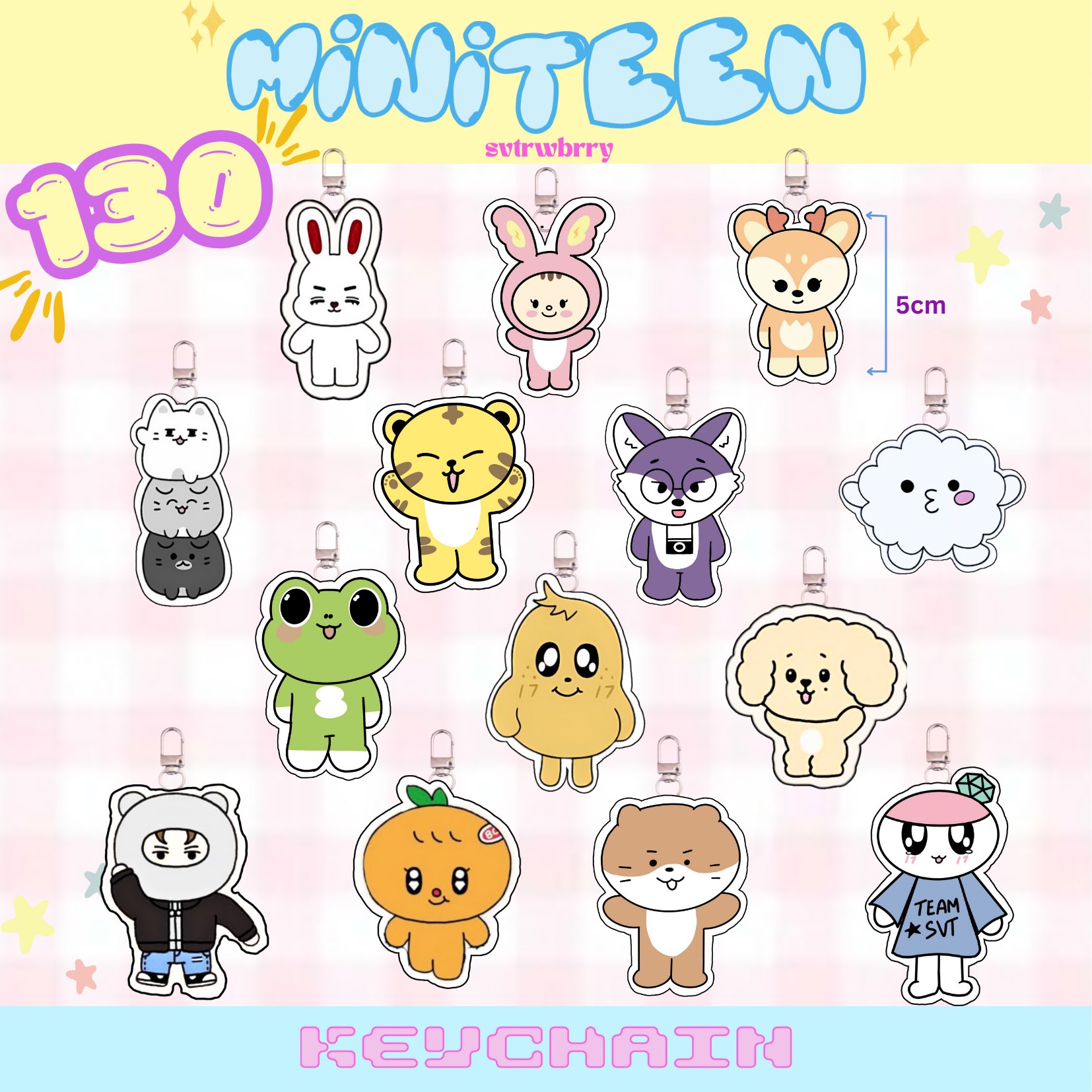 その他 miniteen doa Xユーザーのَさん: 「Seventeen MINITEEN characters keychain