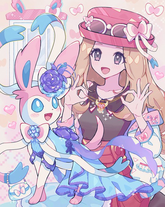 セレナ(ポケモントレーナー) ,ニンフィア 「Serena & Elegant