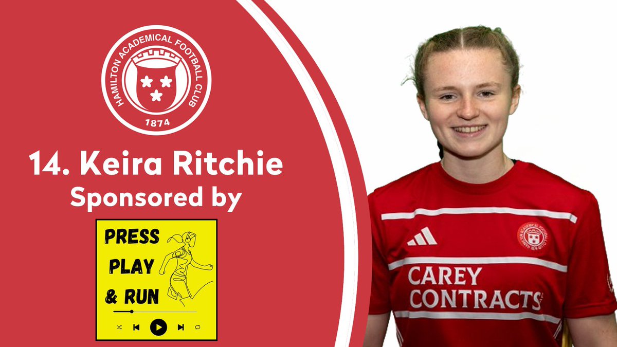 Hamilton Academical Womens Football Club (@accieswfc) on Twitter photo Accies <a href="/LomondWealth/">Lomond Wealth</a> POTM 🤩
Central defender <a href="/KeiraRitchie13/">Keira Ritchie</a> picks up todays Player of the Match after an assured display saw us keep our 3rd League clean sheet in a row. Accies <a href="/LomondWealth/">Lomond Wealth</a> POTM 🤩
Central defender <a href="/KeiraRitchie13/">Keira Ritchie</a> picks up todays Player of the Match after an assured display saw us keep our 3rd League clean sheet in a row.