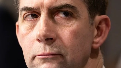 anyonewantchips's tweet photo. Lying sack of shit Tom Cotton, who lied about being an Army Ranger but never was, lied about FEMA &amp; refused to admit Trump lost. https://t.co/kEIrKv7tSo