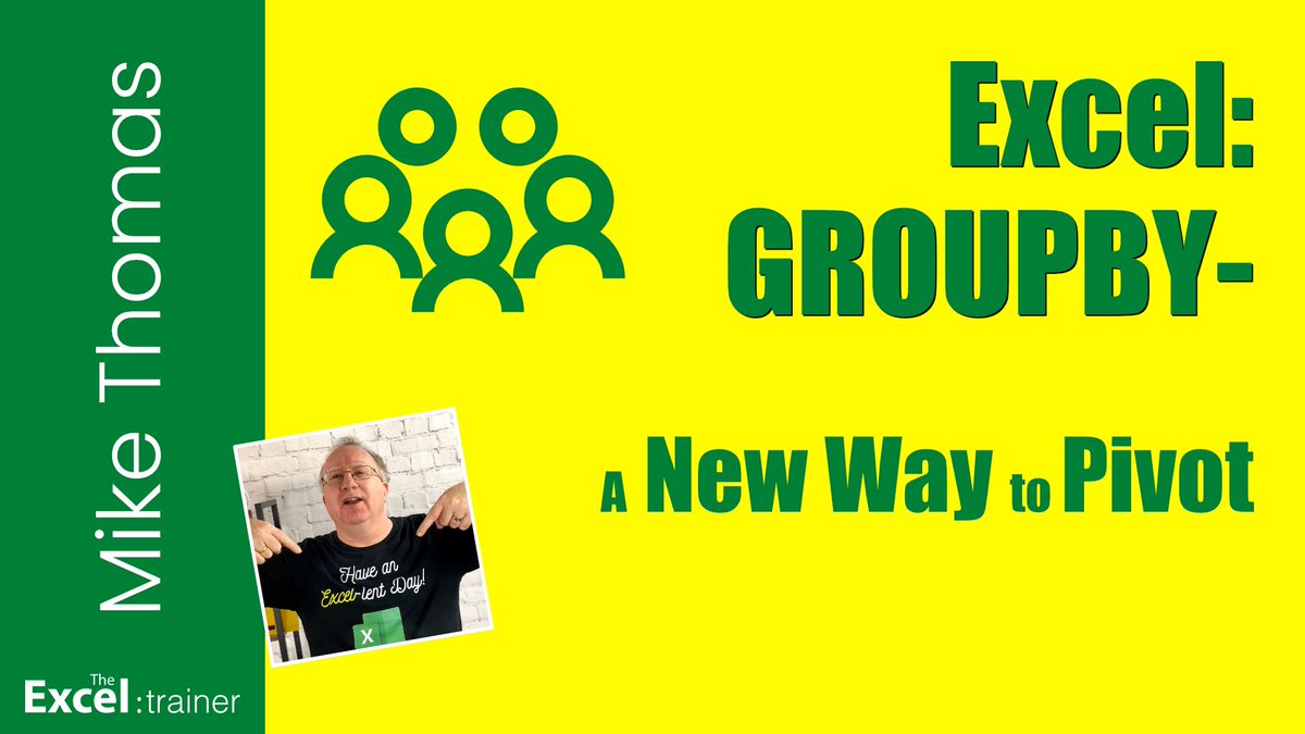 Excel: The new GROUPBY function means you can say goodbye to Pivot Chart workarounds. 

New video out today: youtu.be/YTzC8UUVQSc