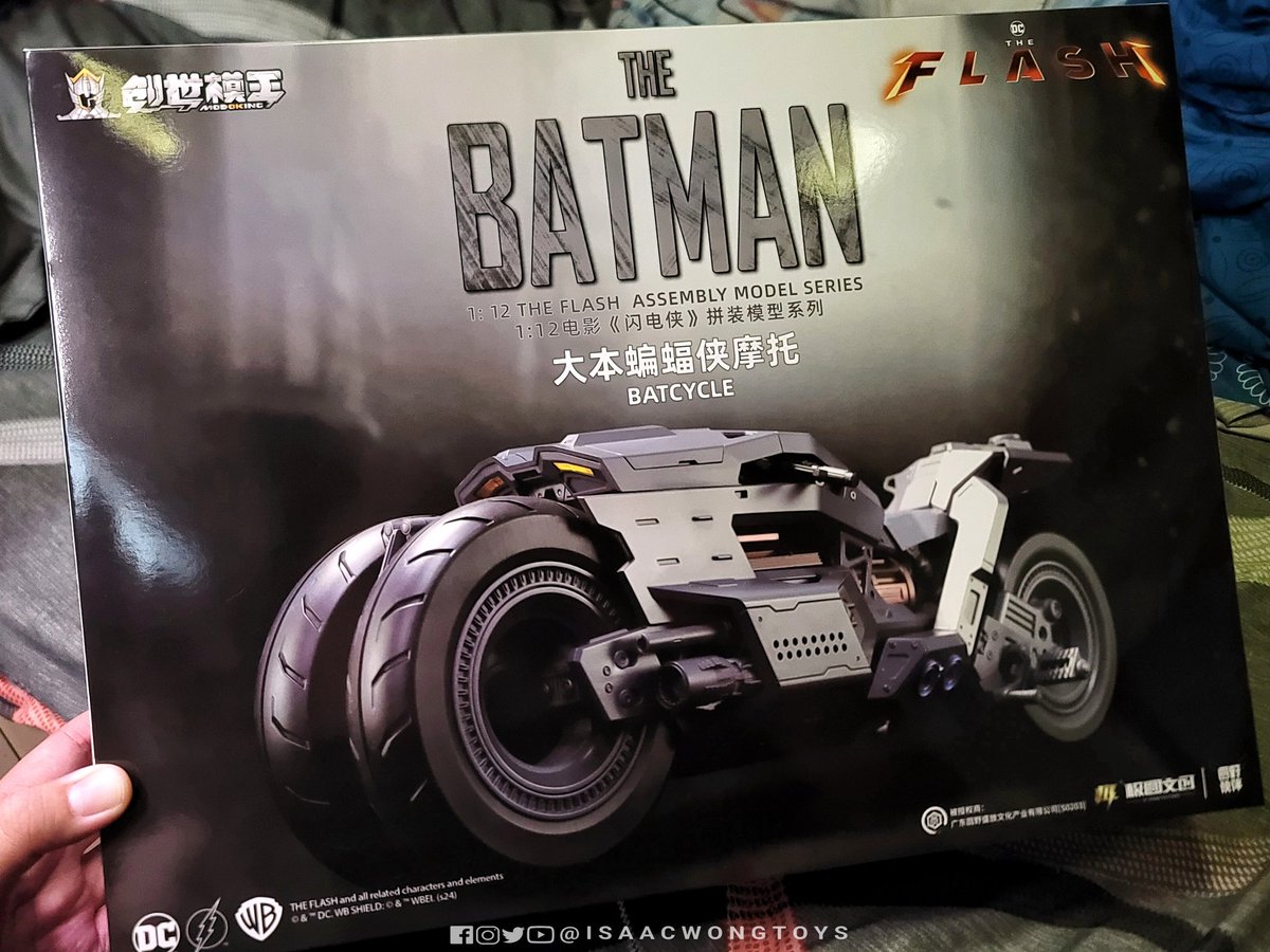 Modoking] The Flash (2023) - 1/12 Batcycle (Model Kit) Full review 