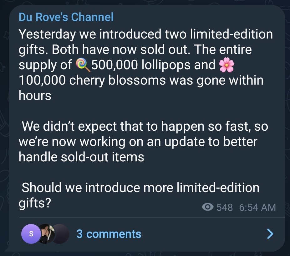 This is how #shitcoins work. If your very rare, limited edition token sells well, they'll just mint more of them. Does that sound limited to you? https://t.co/mrzUbwJhsT