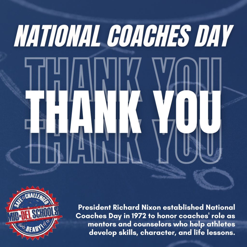 Happy #NationalCoachesDay! A huge thank you to our incredible athletic coaches who lead, inspire, and push our student-athletes to greatness—both on and off the field. Your hard work and dedication make all the difference! #mdpurpose #BuildingChampions