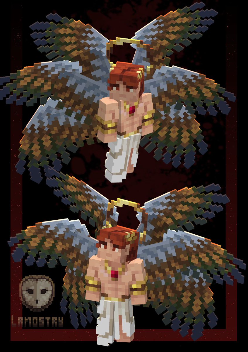 lanostry's tweet image. Fallen angel
#Minecraft #mcmodel #minecraftmodel #pixelart #Blockbench #Gamedev #gamedevelopment #lowpoly #minecraftskin #skin