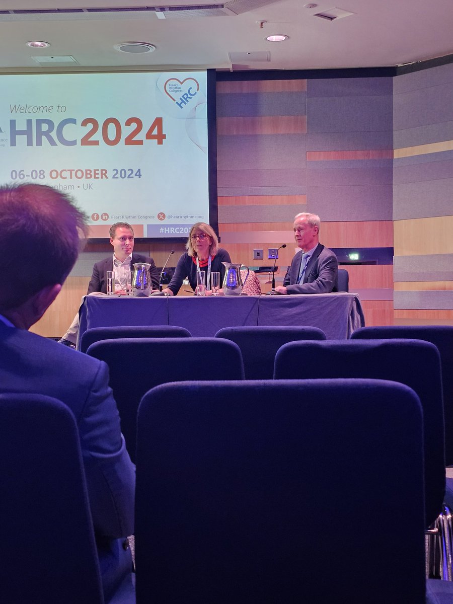 Great debate on rhythm control Vs rate control as first line treatment for AF <a href="/ProfDConnelly/">Derek Connelly</a> #HRC2024