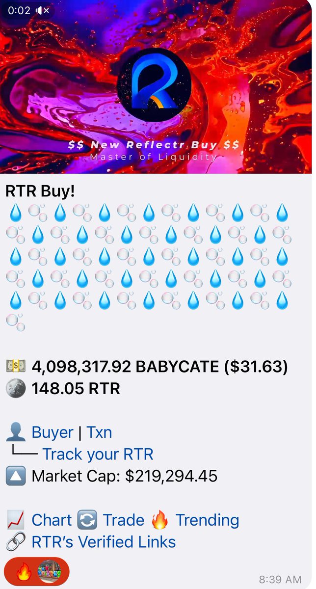 Niery1's tweet image. The #Babycate &amp;amp; #Reflectr LP pair is going brrrrrrr $RTR #x100 #x1000 #memefi #Altcoins