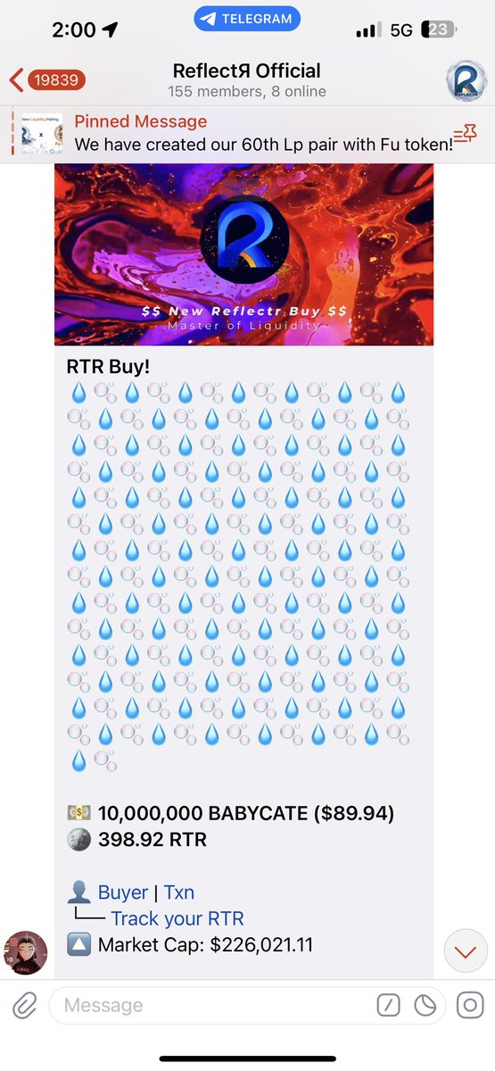 Niery1's tweet image. The #Babycate &amp;amp; #Reflectr LP pair is going brrrrrrr $RTR #x100 #x1000 #memefi #Altcoins