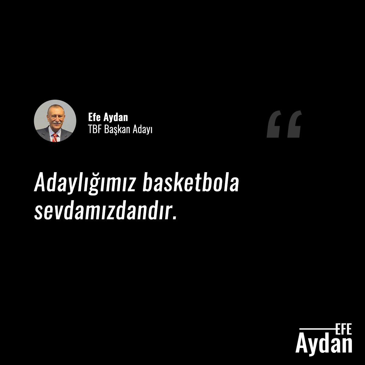 efeaydan_13's tweet photo. ‘’Adaylığımız basketbola sevdamızdandır. ’’ Efe Aydan

#EfeAydan #EfeAydan13 #TBF #EfsaneKaptan #BasketbolTutkumuzBaşarıİçinGeliyoruz #Basketbol https://t.co/9mcD0iXvhy
