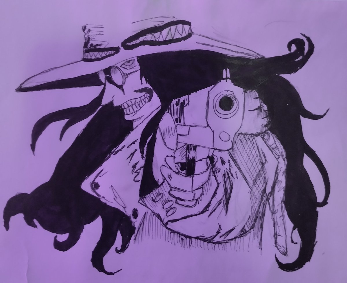 Oh..Alucard...very crooked 
#Hellsing #Alucard