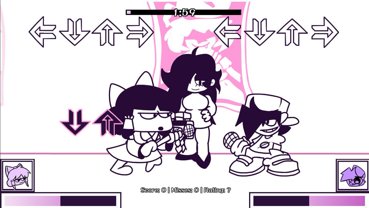 Hello everyone, 
We are in need of musical help to finish this Mods V2.
If you are a musician that would like too help (Paid or Free) then please DM me here or on Discord: metalla  Thanks for reading.

#fnfmod #fnfhelpwanted #fnfmusician #touhou #touhoufnf #touhouproject #fnfhelp