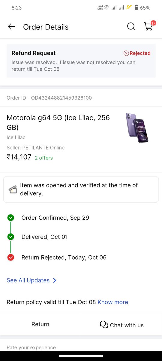 vishalgghuge's tweet photo. @Flipkart, extremely disappointed! Received a defective product, and your return options are useless—no proper replacement offered. The delivery agent didn't even show the product during 'open box delivery.' Please fix this! #CustomerServiceFail #AmazonIndia #shameless #Israel https://t.co/nbVHIeVRTw