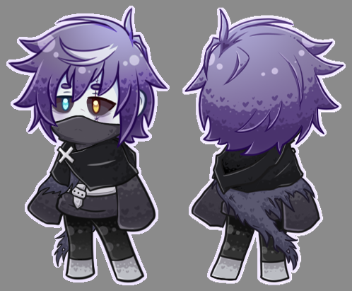 Nekrimancer's tweet photo. 20) So fun fact, my vtuber character existed well before I decided to stream. Made him as my first dnd character as an undead rogue/sorcerer. This image was one of the first drawings and was used as the tokens on Tabletop Sim. https://t.co/dqGc7KE5Kk