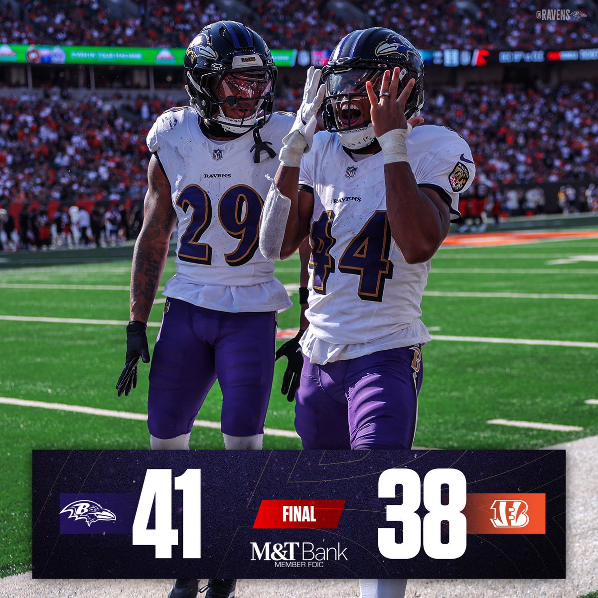 JUSTIN TUCKER'S FG IS GOOD AND THAT'S A DUB!!!!!!