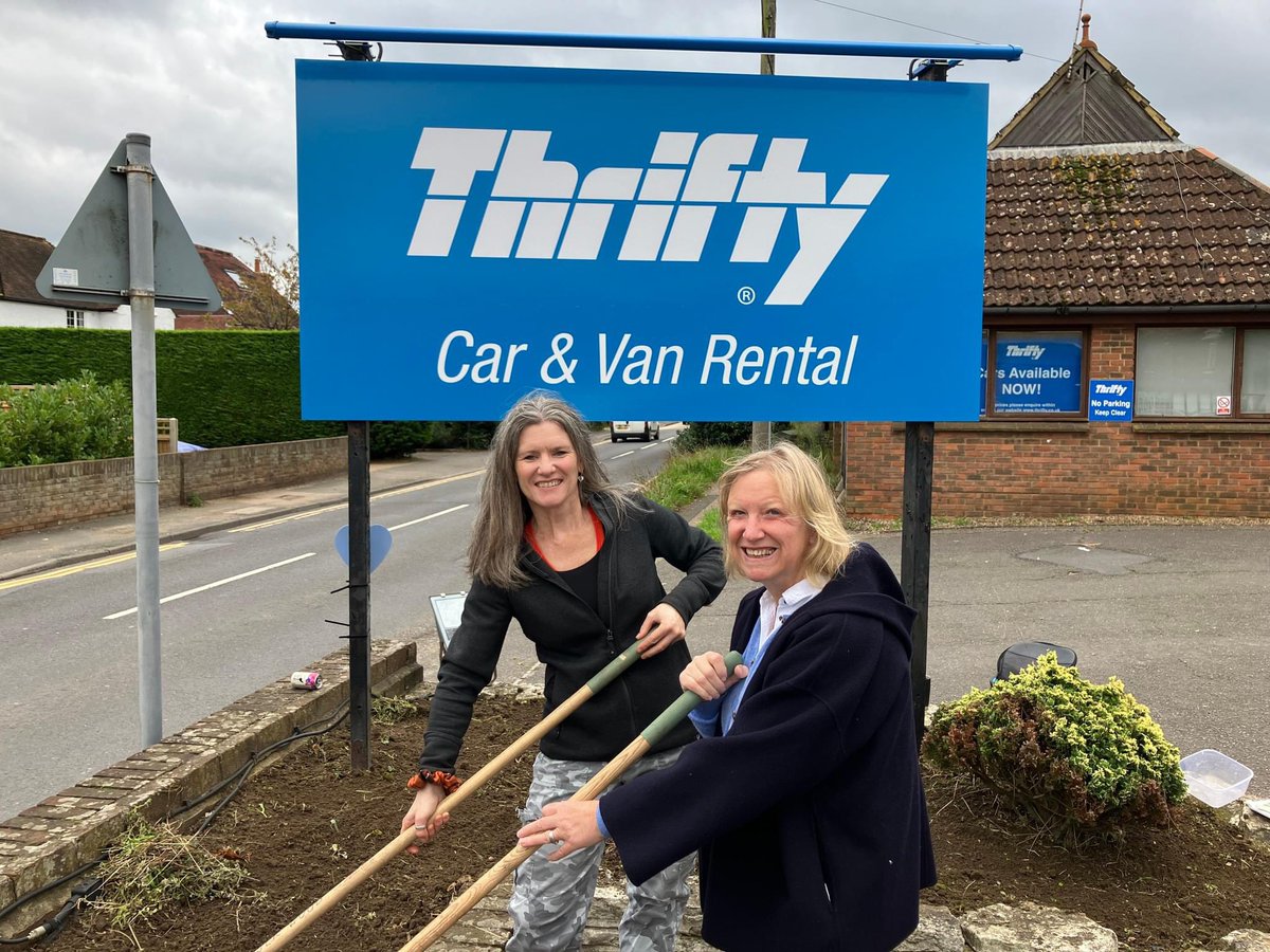 JaneTyson's tweet photo. Today @SurreyWT @Burpham_C_A and I sowed wildflowers in a bare  patch @thriftycars in Burpham #wildflowerhour 🌱#burpham https://t.co/9sWIPdmeAm