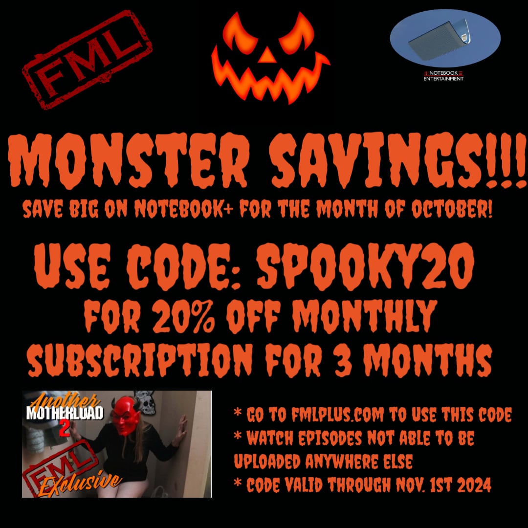 TalesFromFML's tweet photo. We have some #Spooktacular savings for October! Head on over to https://t.co/Y1rBzh9qHY to take advantage of these great deals!!! Linktree in bio 
#fml #adultcomedy #webseries #Halloween2024 #sale #October2024 #adulthumor #toilethumor #MiseryLovesComedy #spookymonth https://t.co/HlC2FoGKil