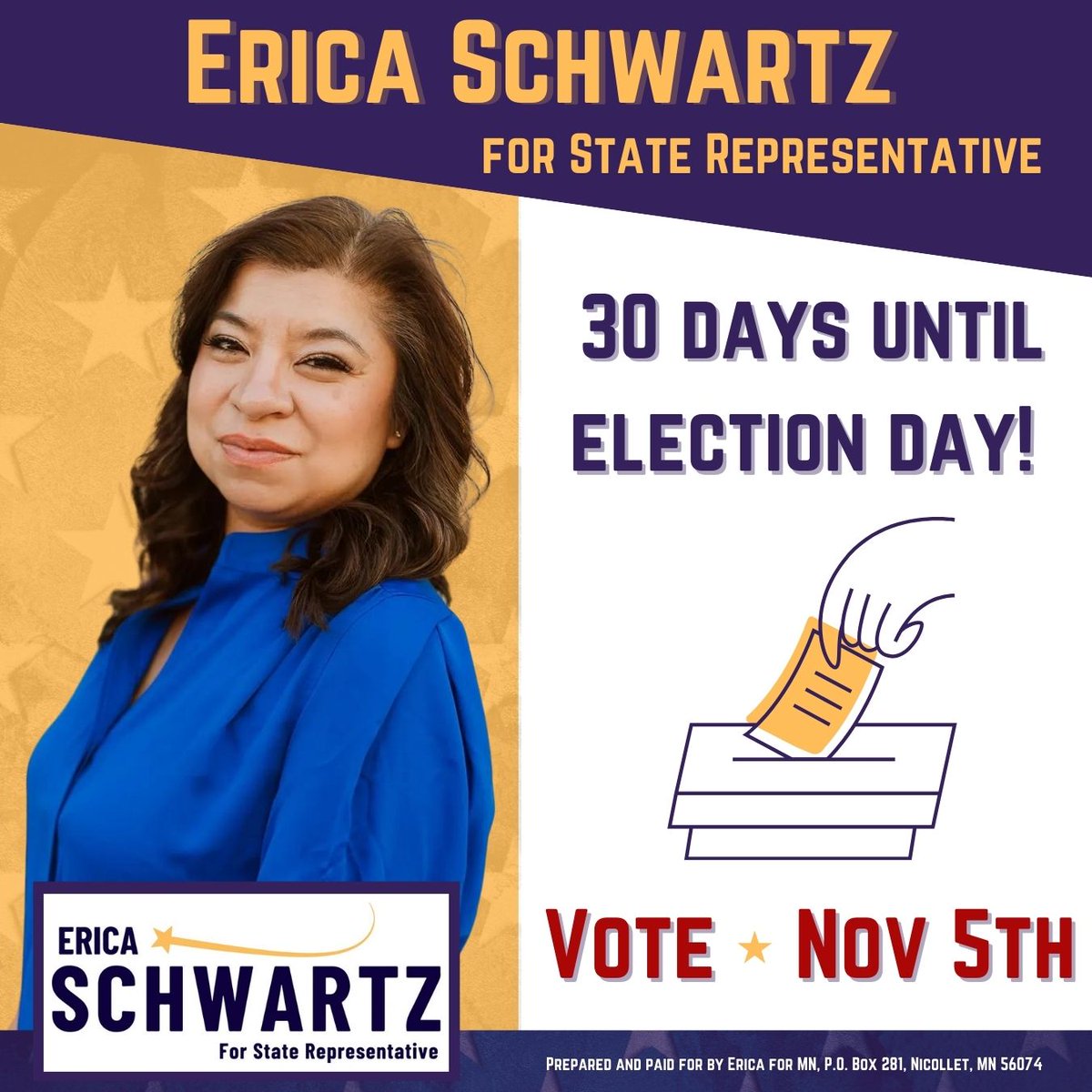 There are 30 Days until #ElectionDay!
That means you have 30 Days to #VoteEarly!
That means you have 30 Days to tell <a href="/RepJeffBrand/">Jeff Brand</a>'s Democrat Trifecta that giving free college to ILLEGAL immigrants (HF 2073) is TOO EXTREME for Nicollet County, Kasota, and Mankato!